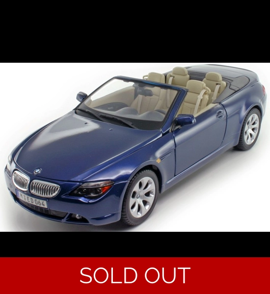 Maisto BMW 645 Ci Convertible 1:18 Scale Diecast